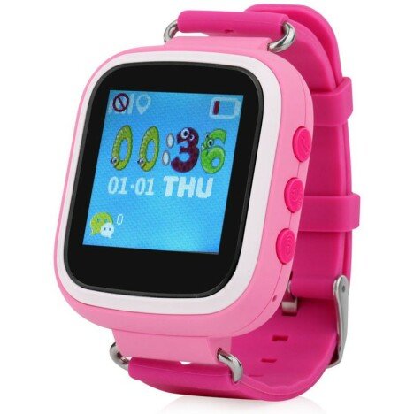 Ceas Smartwatch cu GPS Copii iUni Kid90, Telefon incorporat, Buton SOS, Bluetooth, LCD 1.44 Inch, Ro